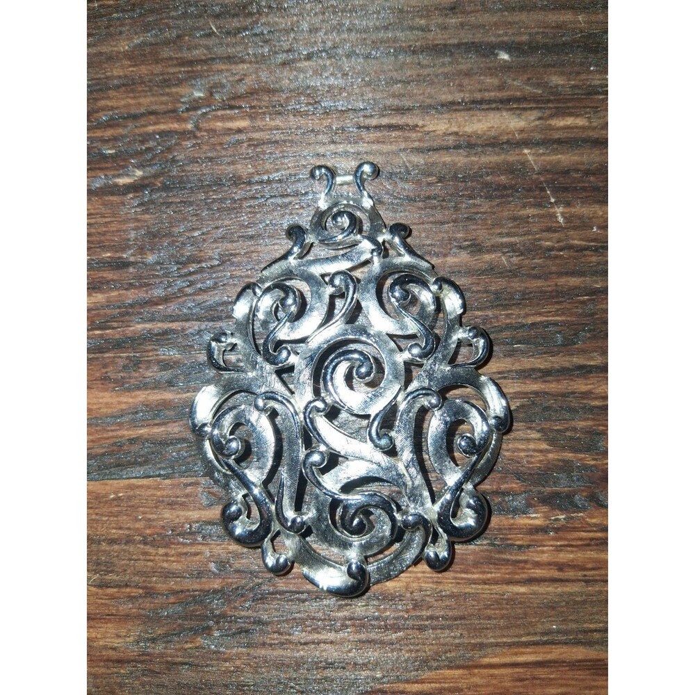 Vintage Trifari Silvertone Charm For A Necklace